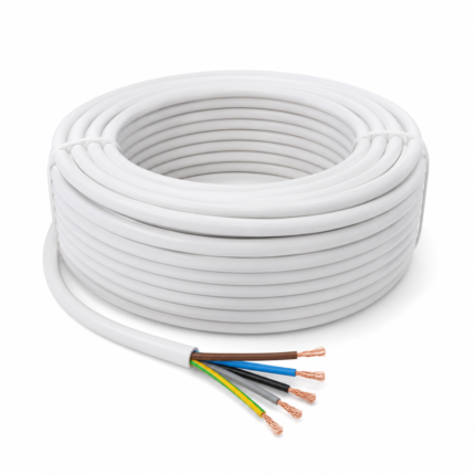 Cablu electric CUPRU MYYM / H05VV-F, 5 x 1.5 – Rola 100m