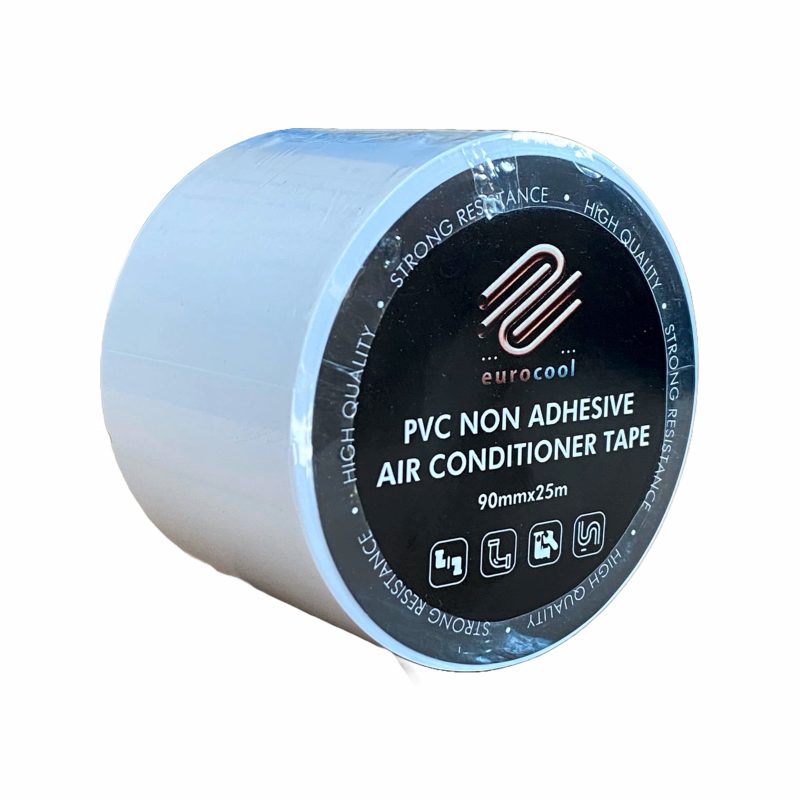 Cu ce te ajută banda matisat în instalarea aparatelor de AC 3 Banda de matisat PVC alba neadeziva, 5 cm x 25 m