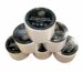 Banda de matisat PVC alba neadeziva, 5 cm x 25 m