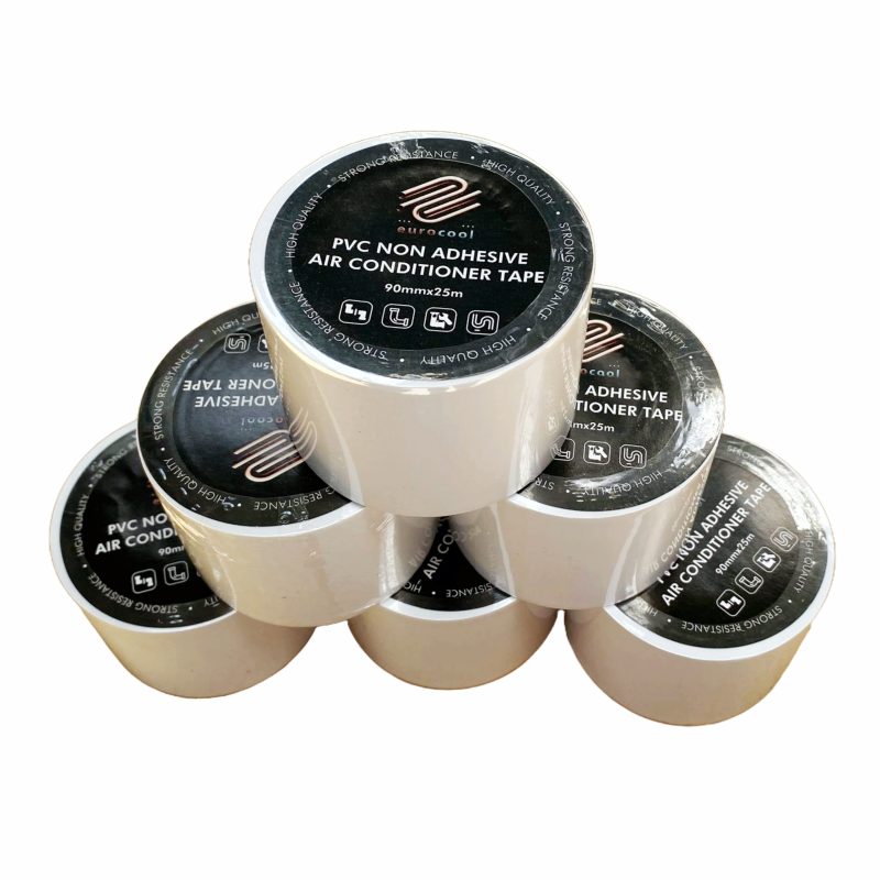 Cu ce te ajută banda matisat în instalarea aparatelor de AC 2 Banda de matisat PVC alba neadeziva, 5 cm x 25 m