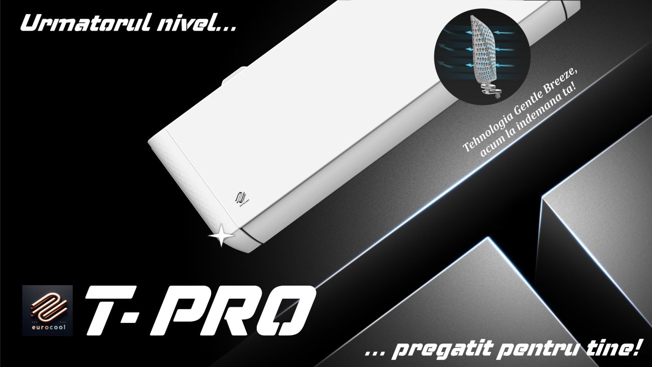 Aer condiționat Eurocool vs Eurocool T-PRO vs Midea: comparația reală 3 Aparat aer conditionat EUROCOOL T-PRO , R32, Inverter, Wi-Fi, Active Carbon Filter, Gentle Breeze