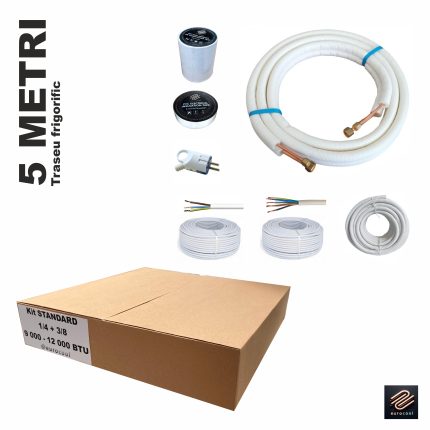 Ce consola de aer conditionat îți trebuie pentru instalarea AC-ului 14 Kit COMPLET Montaj AC – 5 metri – 18.000 BTU