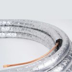 Țeavă cupru izolata, SOLAR SAFE, 1/4” (6.35 mm), Grosime perete 0.70 mm, izolație 6 mm – rola 50m