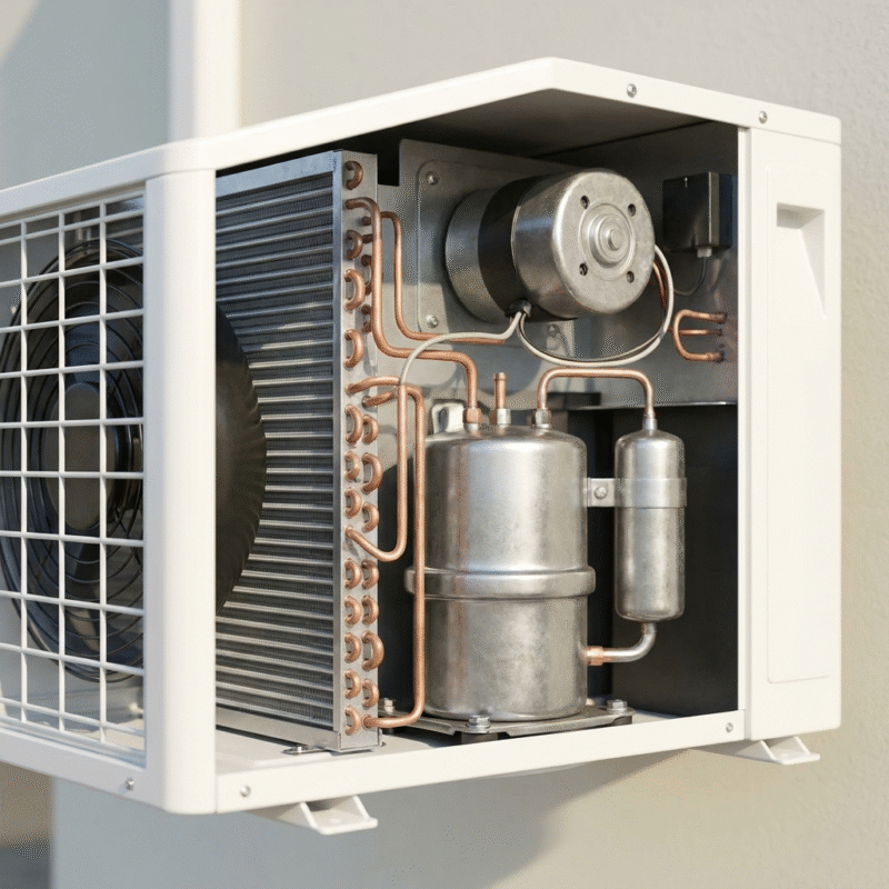 Tipuri de motoare la aparatele de aer condiționat: cum alegi corect pentru consum mic și performanță reală 2 Motor clasic aer conditionat - Unul dintre motoare disponibile pentru aer conditionat