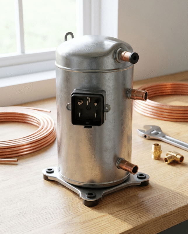 Tipuri de compresoare la aparatele de aer condiționat: cum alegi corect pentru eficiență și durabilitate 2 Compresor cu piston - unul dintre compresoare pentru aparatele de aer conditionat
