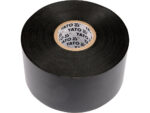Banda de matisat PVC NEAGRA, Adeziva, 50mm x 25 m