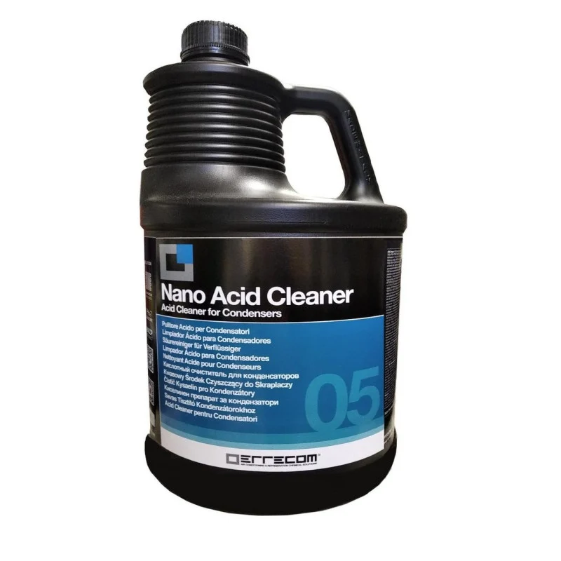 Cum alegi și folosești corect soluțiile de igienizare pentru aparatul de aer condiționat? 2 Soluție curățare condensator Nano Acid Cleaner 5L