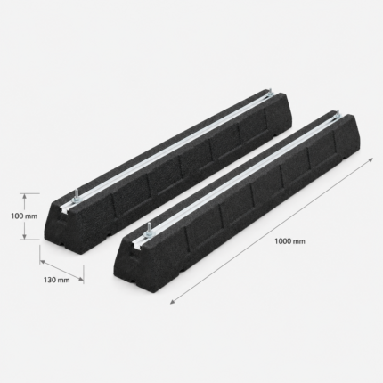 Suport antivibrație pentru pardoseală, Pompe de Căldură, Aer Condiționat – 250 x 130 x 100 mm