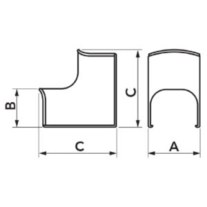 Curba de unghi interior OPTIMA CAI62 - 11106013